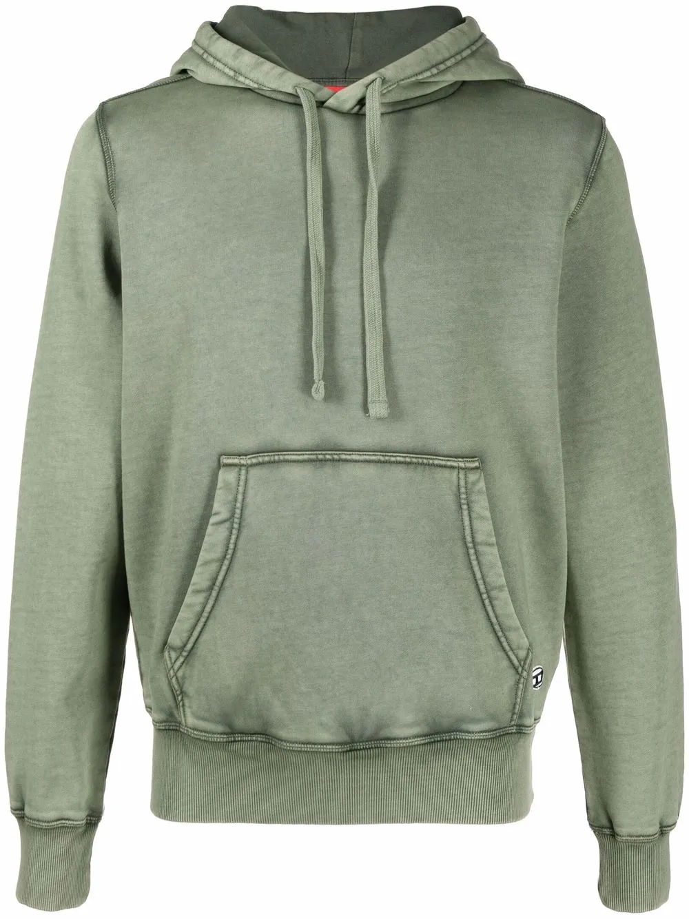 

Diesel hoodie con parche del logo - Verde