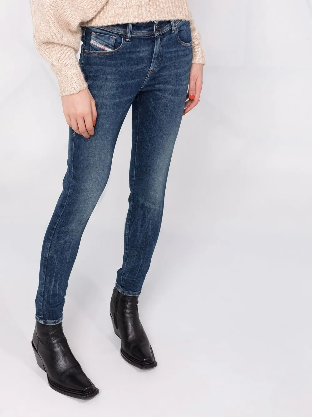 фото Diesel джинсы скинни 2017 slandy