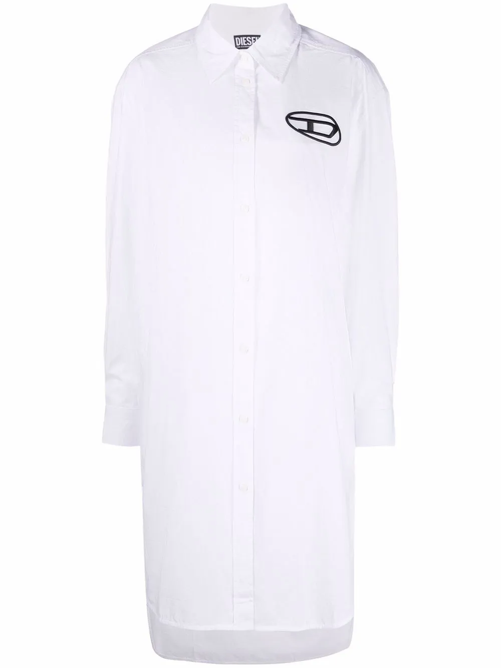 

Diesel vestido camisero D-Lunar-A - Blanco