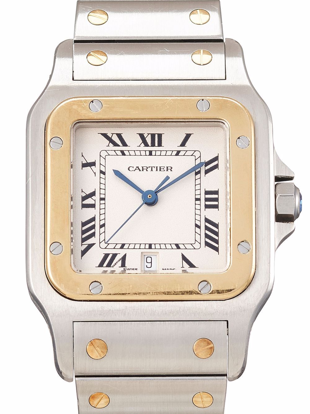 фото Cartier наручные часы santos galbee pre-owned 30 мм