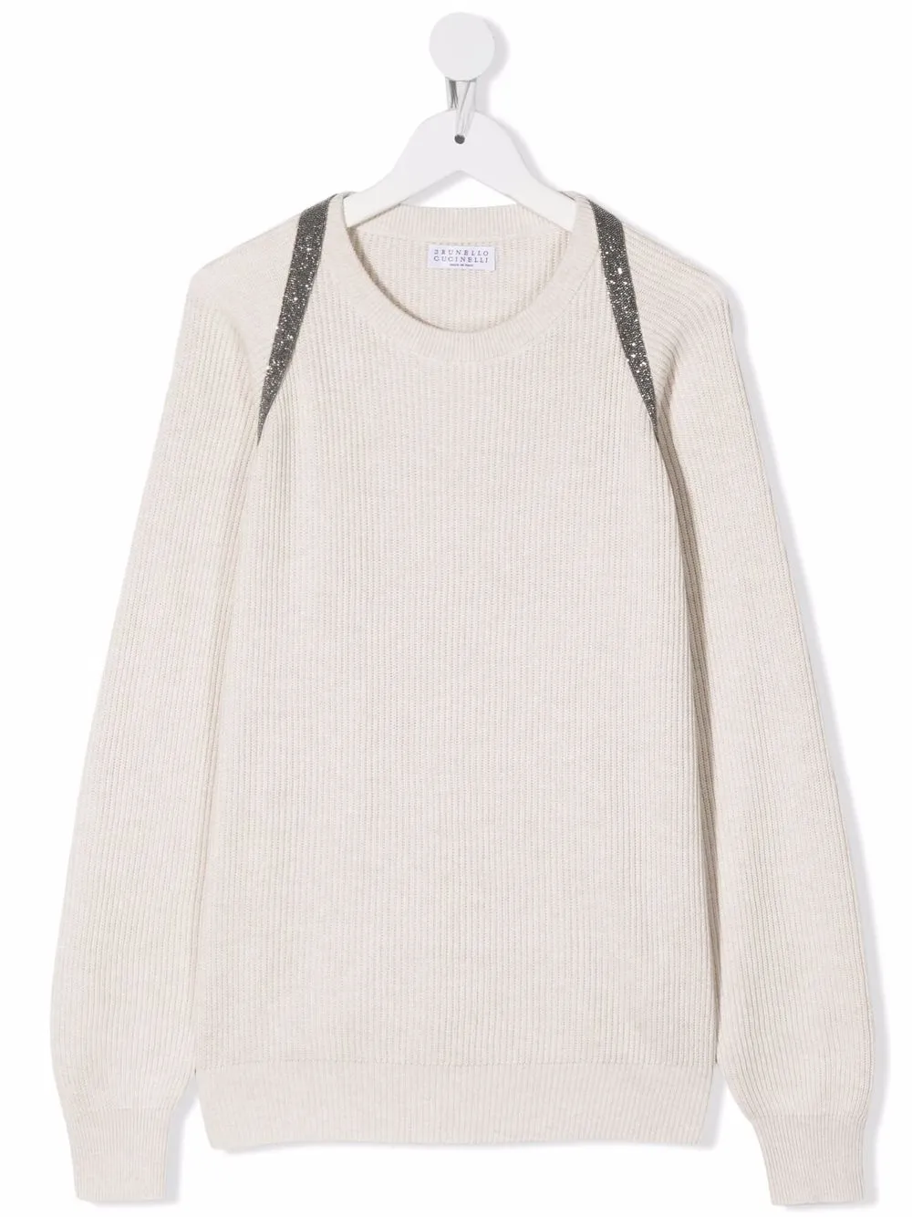 Brunello Cucinelli Kids джемпер с блестками