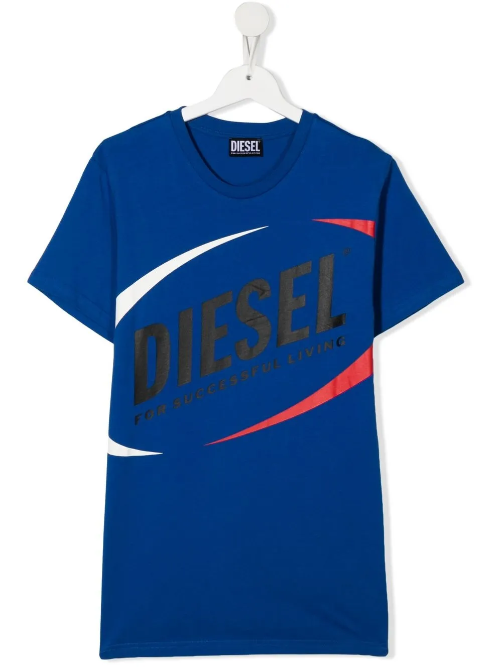 

Diesel Kids camiseta con logo estampado - Azul