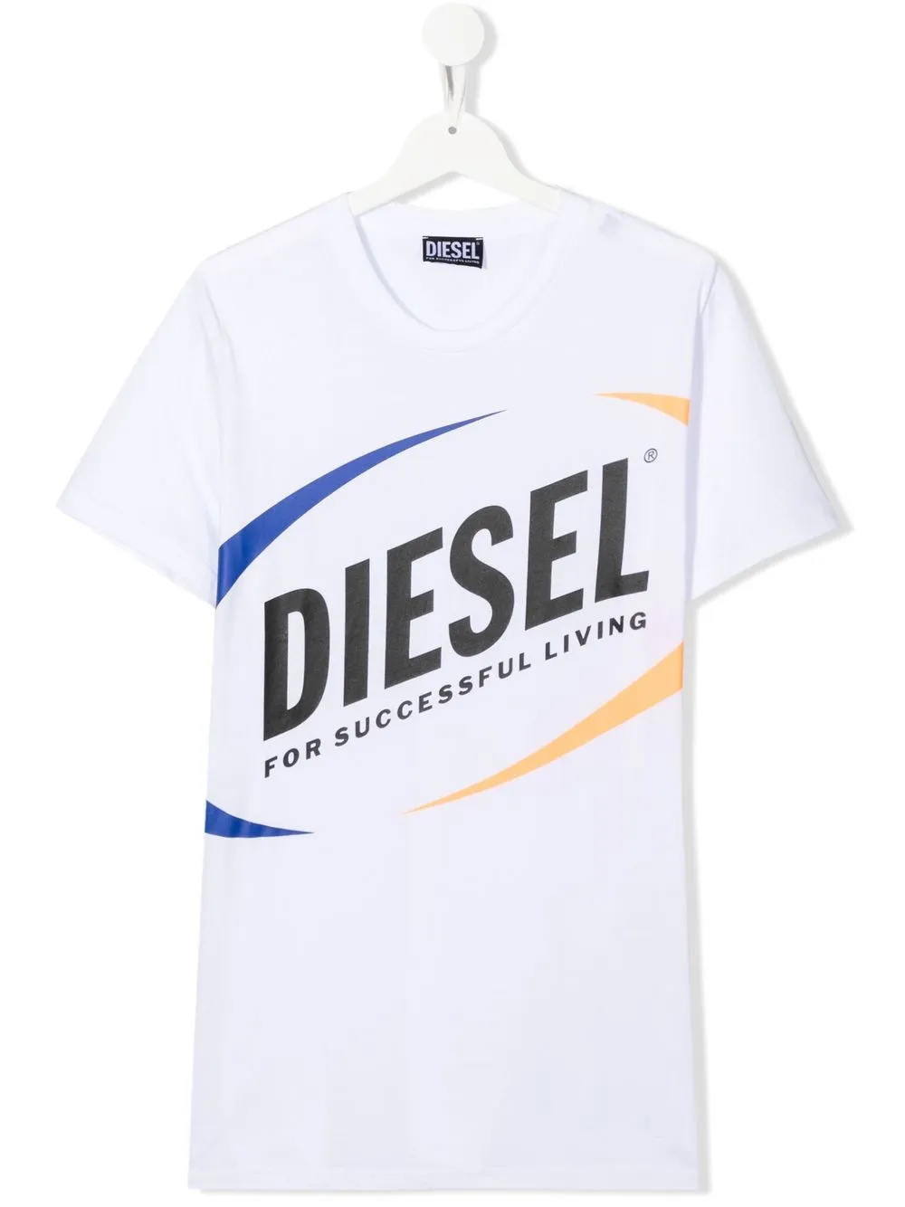 

Diesel Kids playera con logo estampado - Blanco