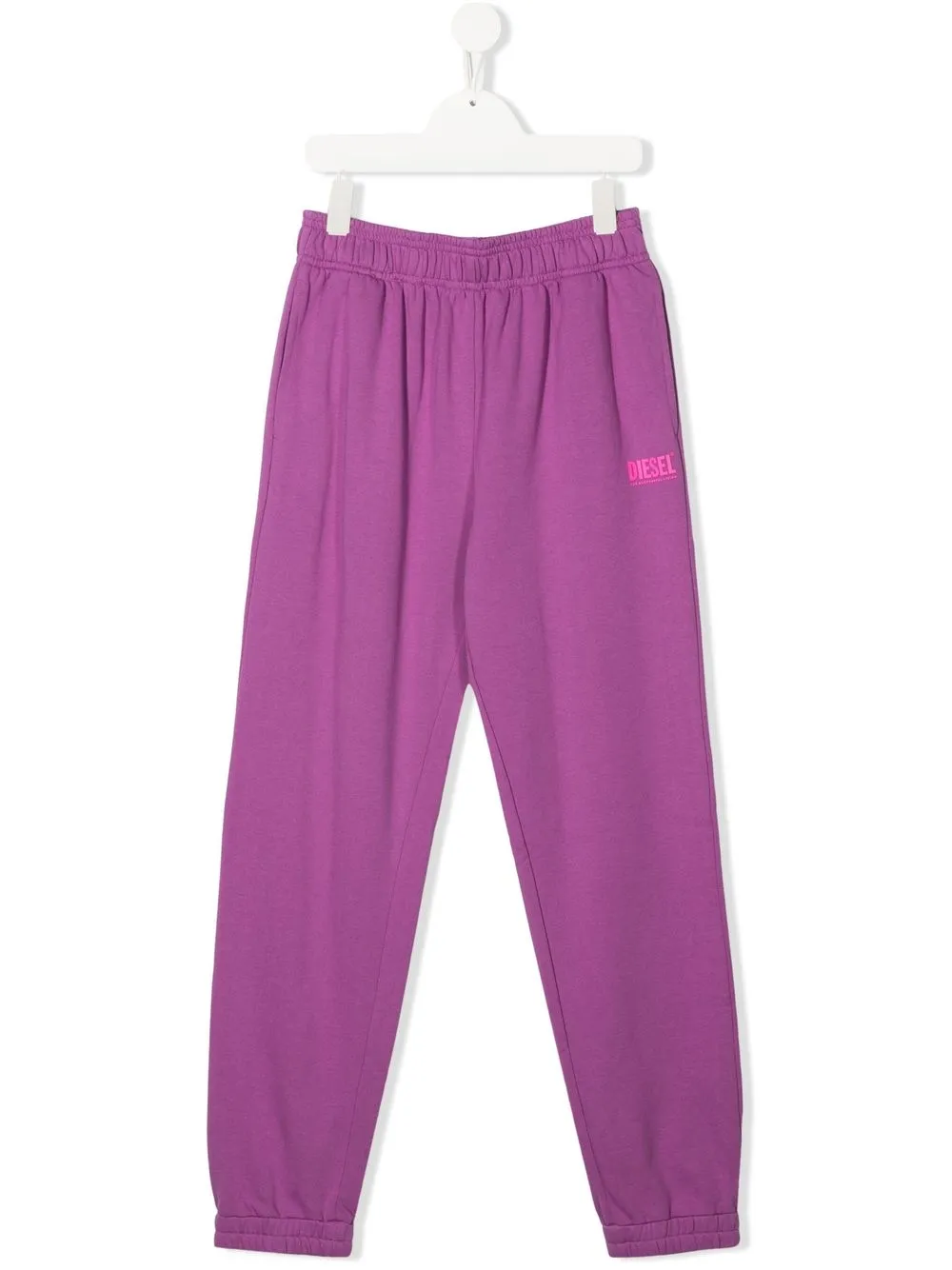 

Diesel Kids logo-print track pants - Purple