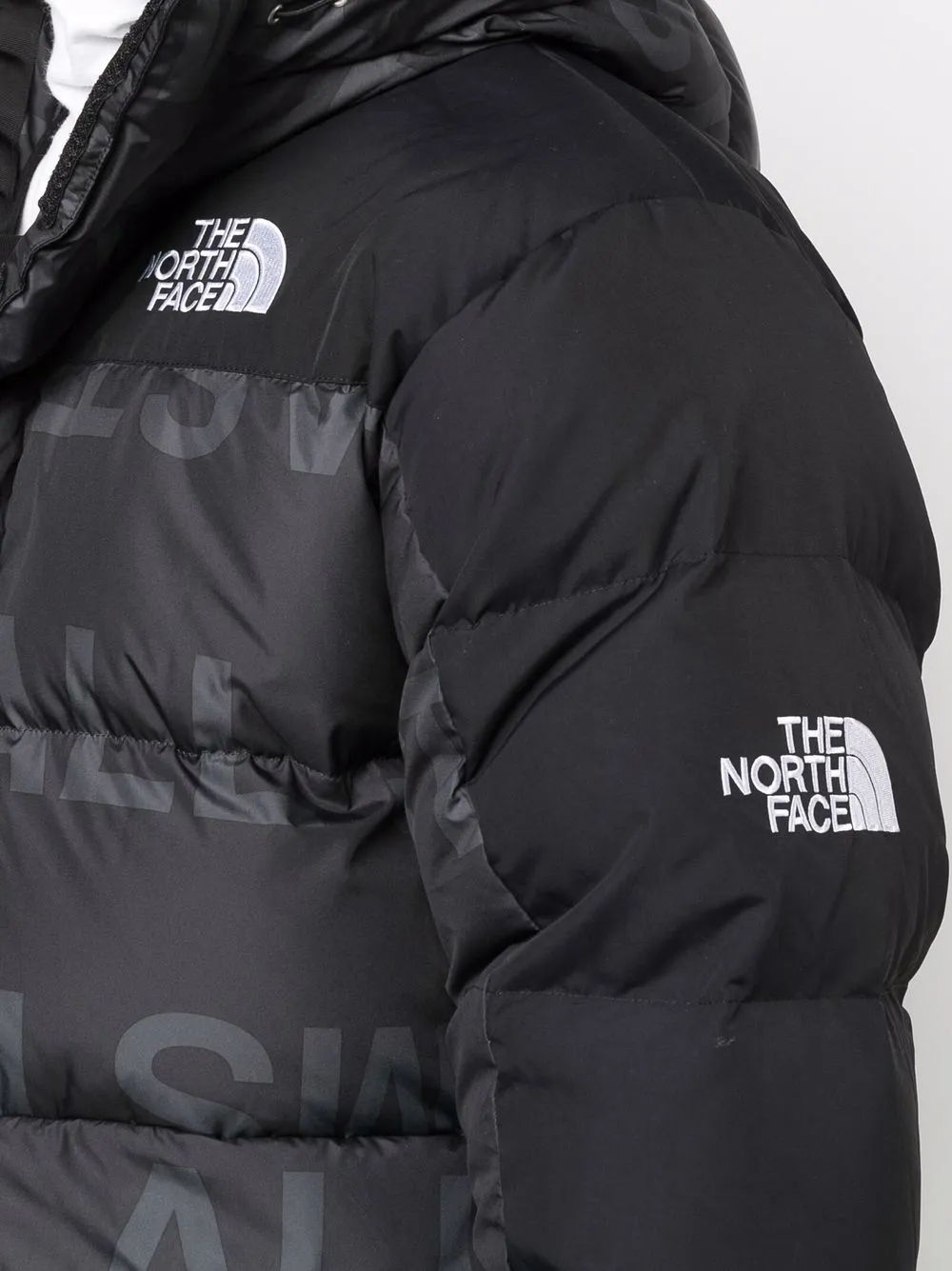 фото The north face пуховик с капюшоном