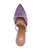 Malone Souliers Frankie quilted 90mm mules