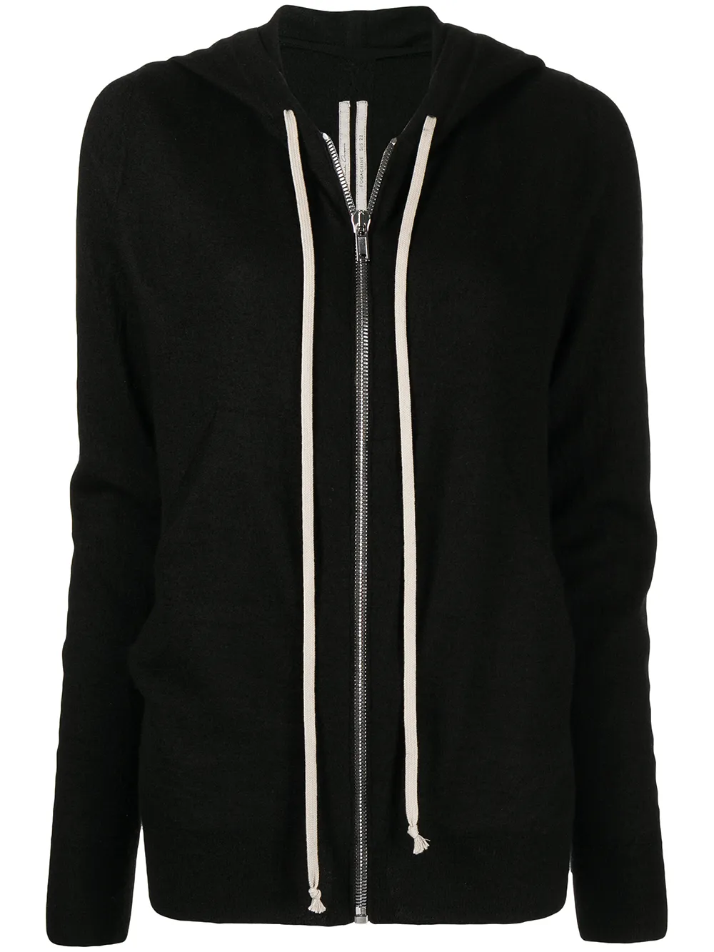 

Rick Owens knitted zipped hoodie jacket - Black