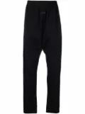 Fear Of God logo-waist cotton trousers - Black