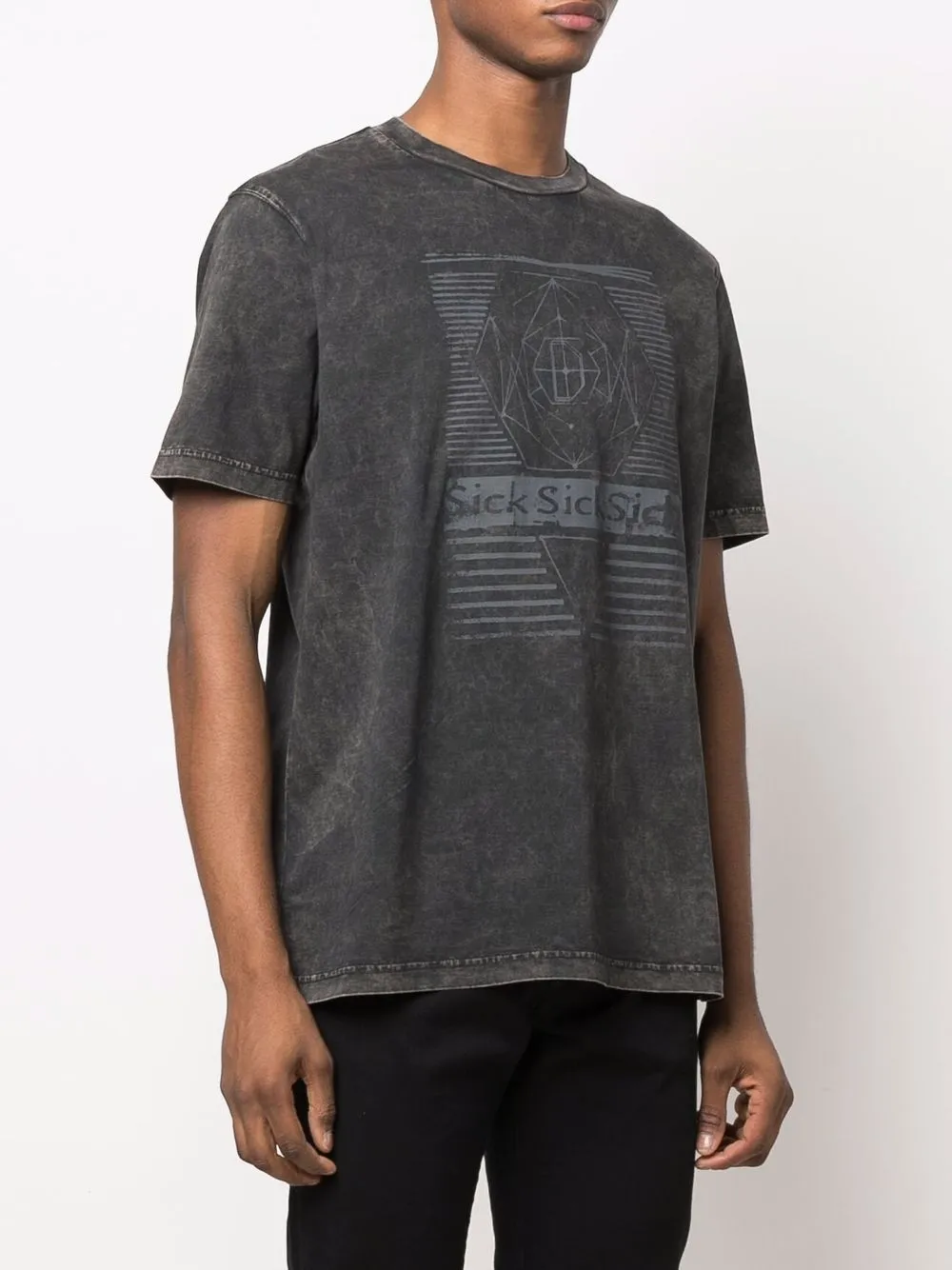 фото Diesel футболка с графичным принтом