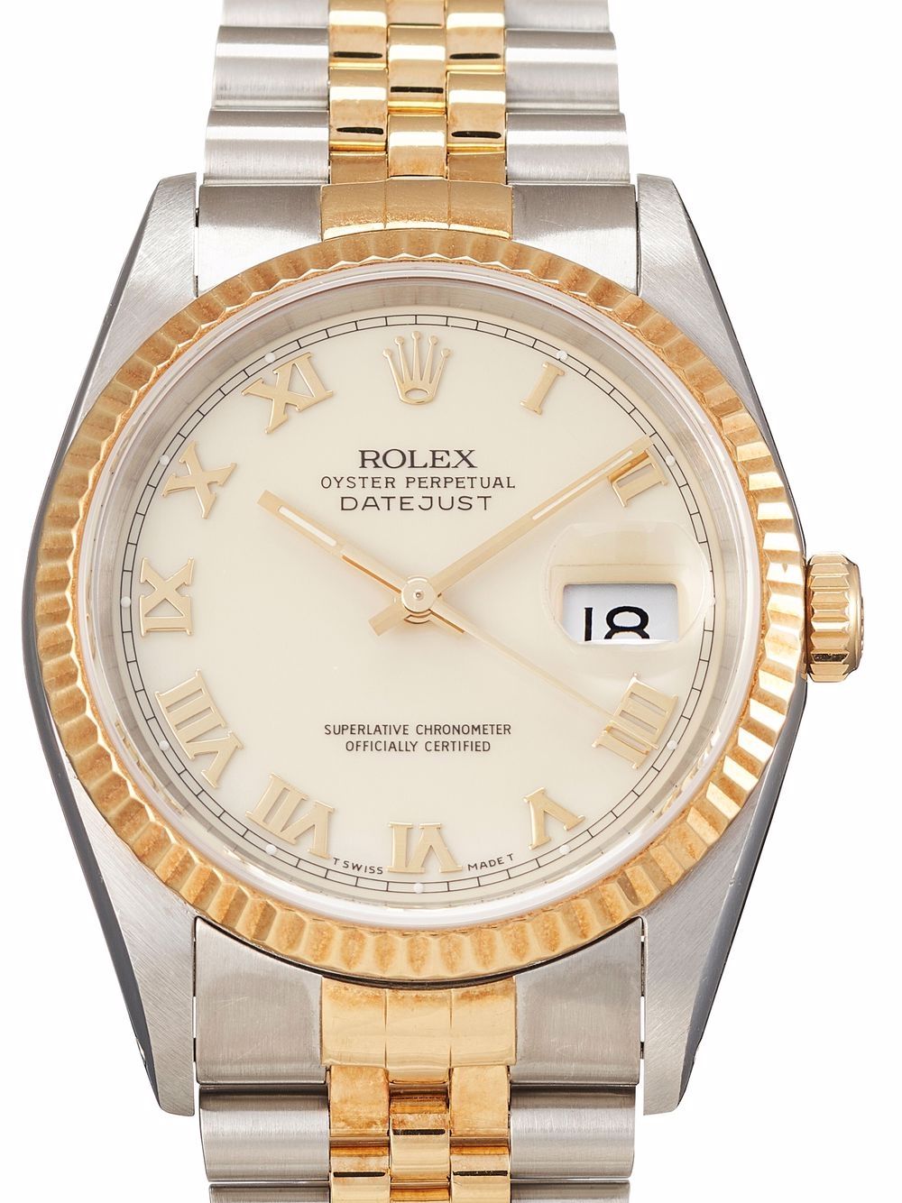 фото Rolex наручные часы datejust pre-owned 36 мм 1990-х годов