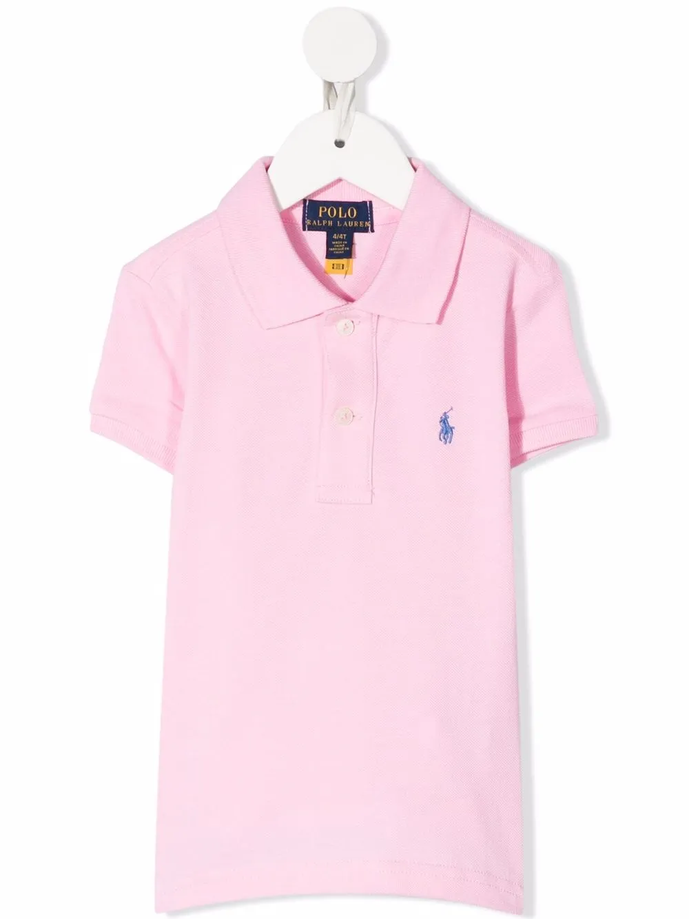 

Ralph Lauren Kids playera tipo polo con logo bordado - Rosado