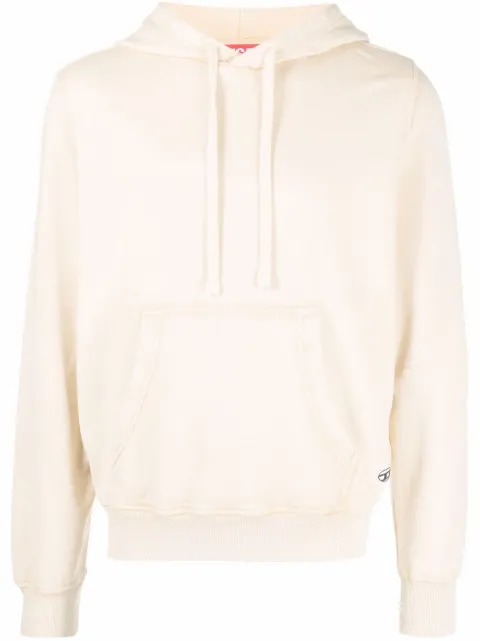 Diesel logo-patch pullover hoodie