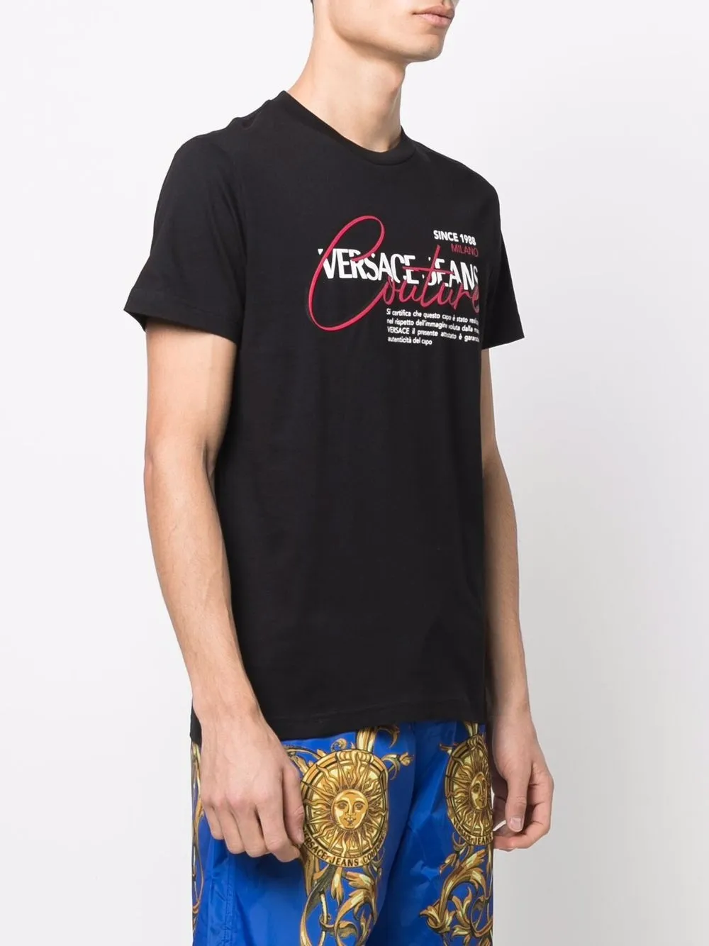 фото Versace jeans couture футболка с логотипом