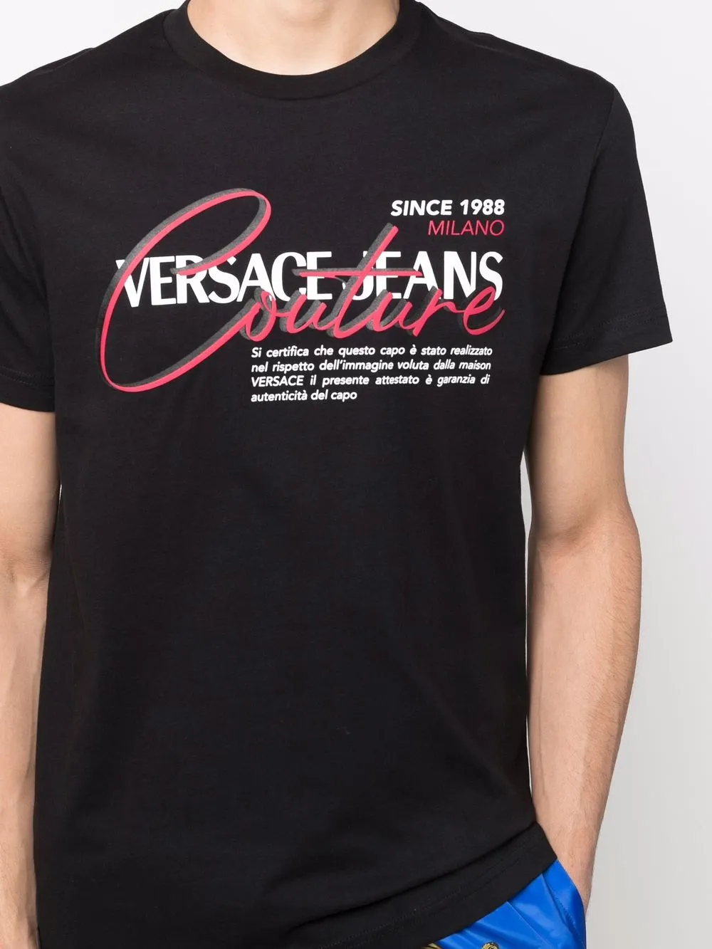 фото Versace jeans couture футболка с логотипом