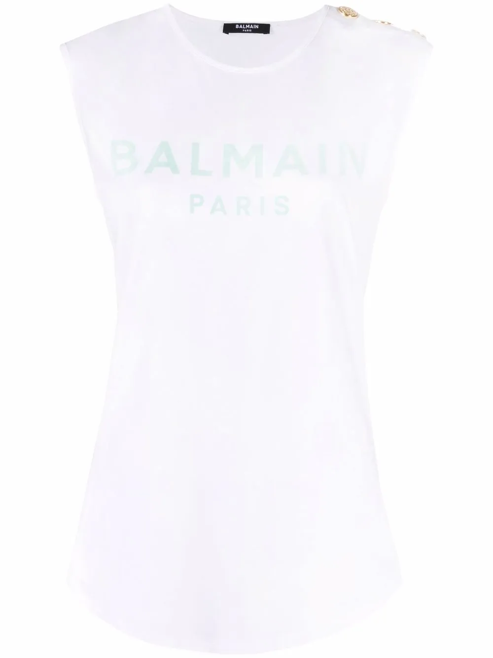 фото Balmain топ с логотипом