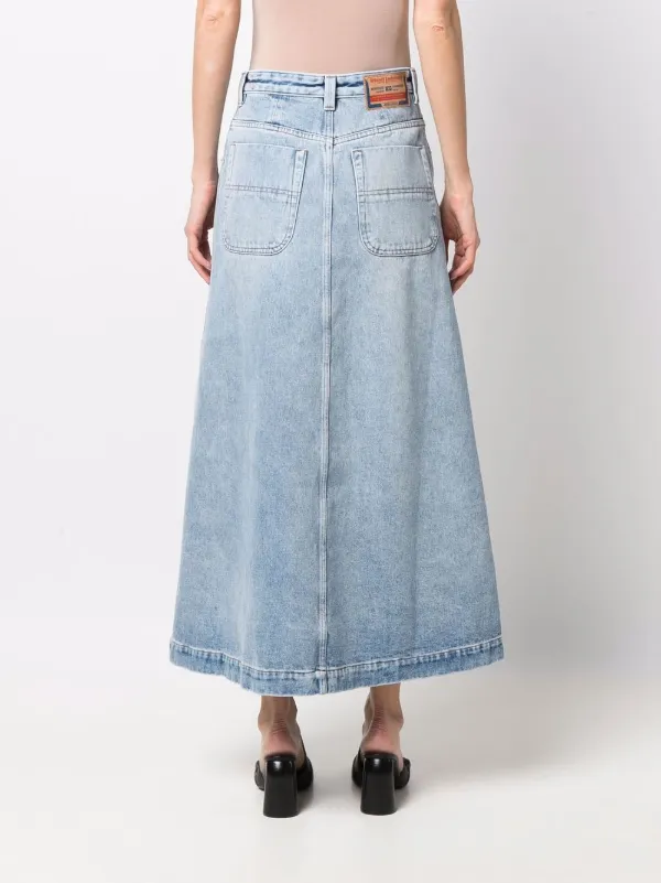 Diesel A-line Denim Skirt - Farfetch