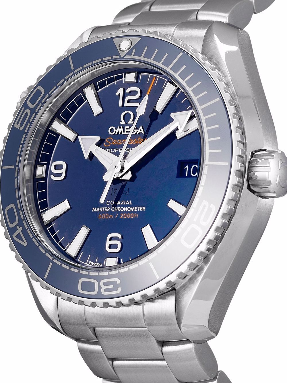 фото Omega наручные часы seamaster planet ocean 600 м pre-owned 40 мм 2018-го года