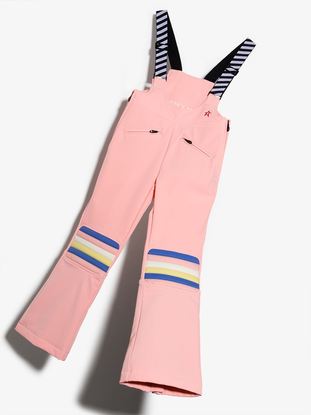 Image 2 of Perfect Moment Kids colour-block flared ski dungarees