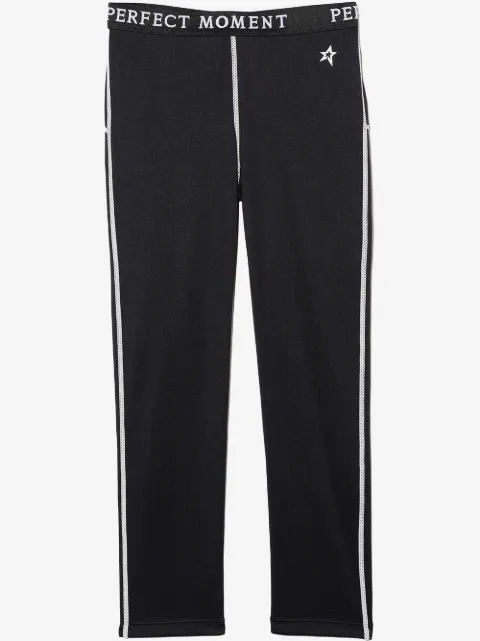 Perfect Moment Kids logo-print side-stripe leggings