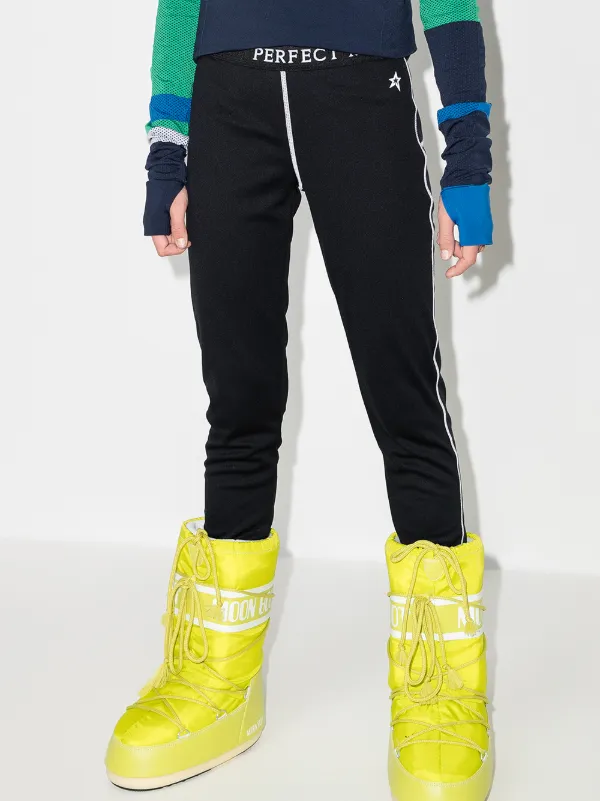 Perfect Moment logo-print side-stripe Leggings Black FARFETCH KW