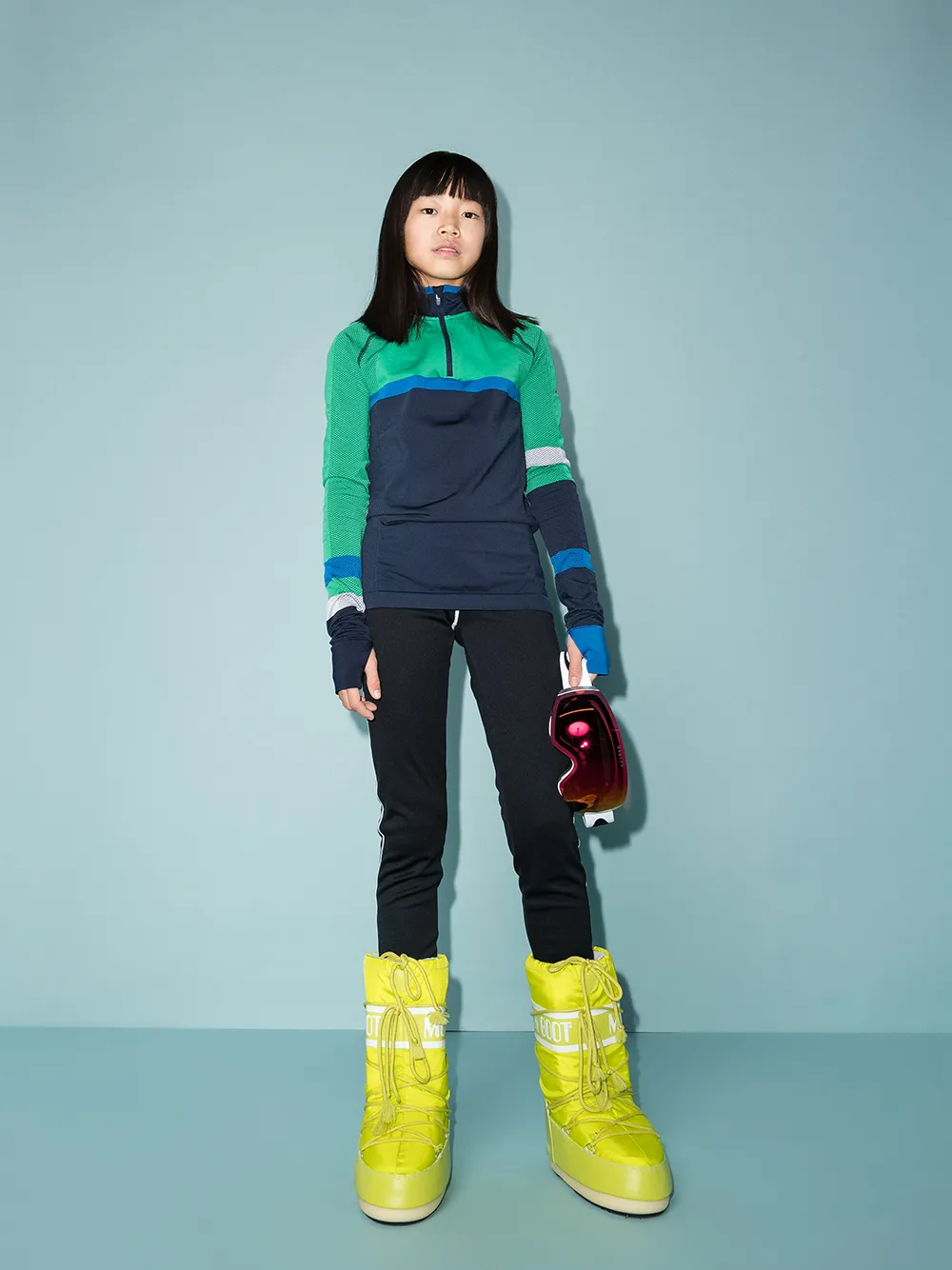 Perfect Moment Kids Leggings mit Logo-Print | Image 7