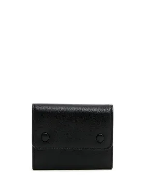 Maison Margiela Four Stitches Leather Money Clip Wallet | Black