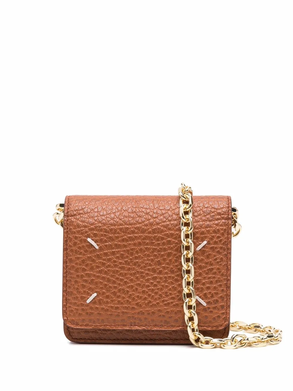 

Maison Margiela Four Stitch chain-link wallet - Brown