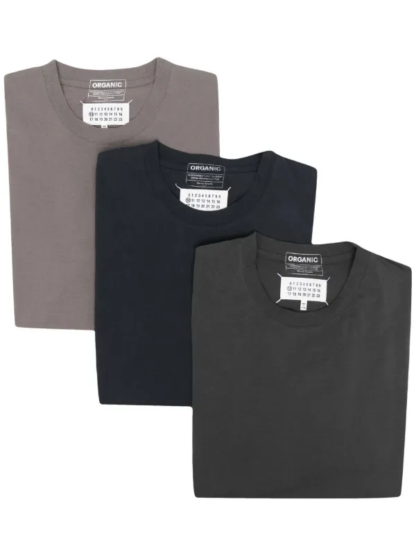 Maison Margiela Slim Cotton T-shirt (pack Of 3) - Farfetch