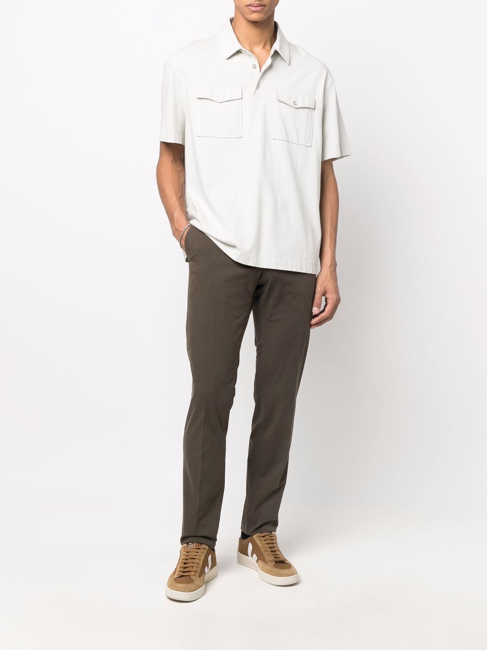 PT Torino Slim-fit chino - Bruin