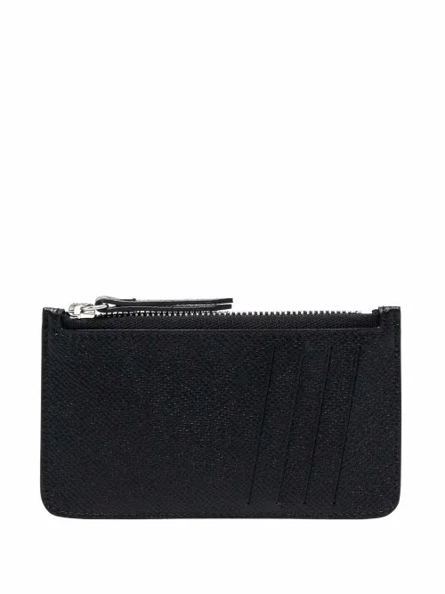 Porte-carte en cuir à détails de coutures - Maison Margiela - Modalova