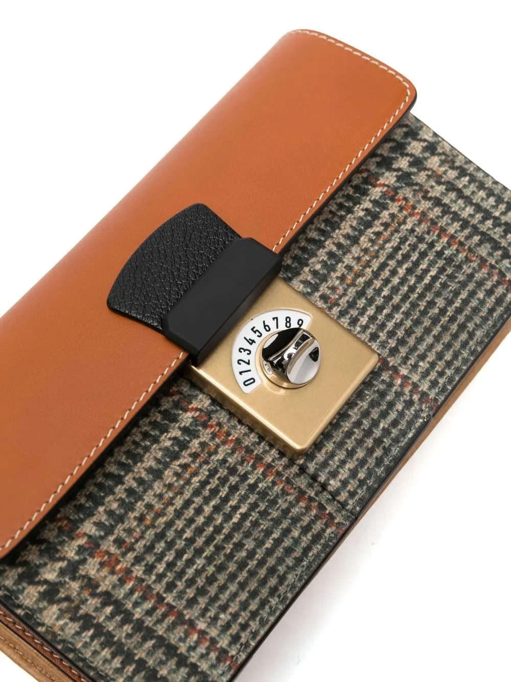 Maison Margiela plaid-check print panel shoulder bag | Bags | Image 4
