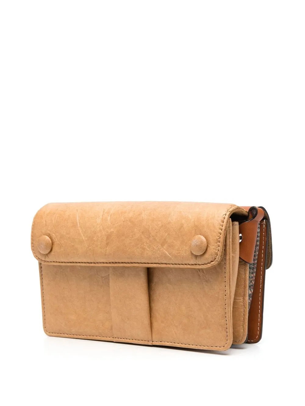 Maison Margiela plaid-check print panel shoulder bag | Shoulder Bags | Image 3