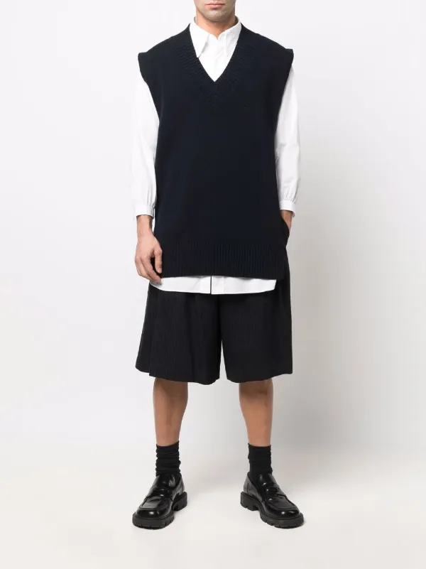 Maison Margiela V-neck Knit Stole - Farfetch