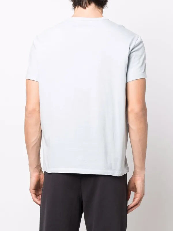 Maison Margiela blue logo-print T-shirt 
