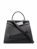 Maison Margiela Snatched leather tote bag - Black