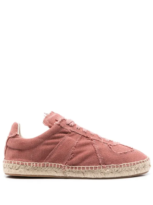 chanel braided raffia sneakers