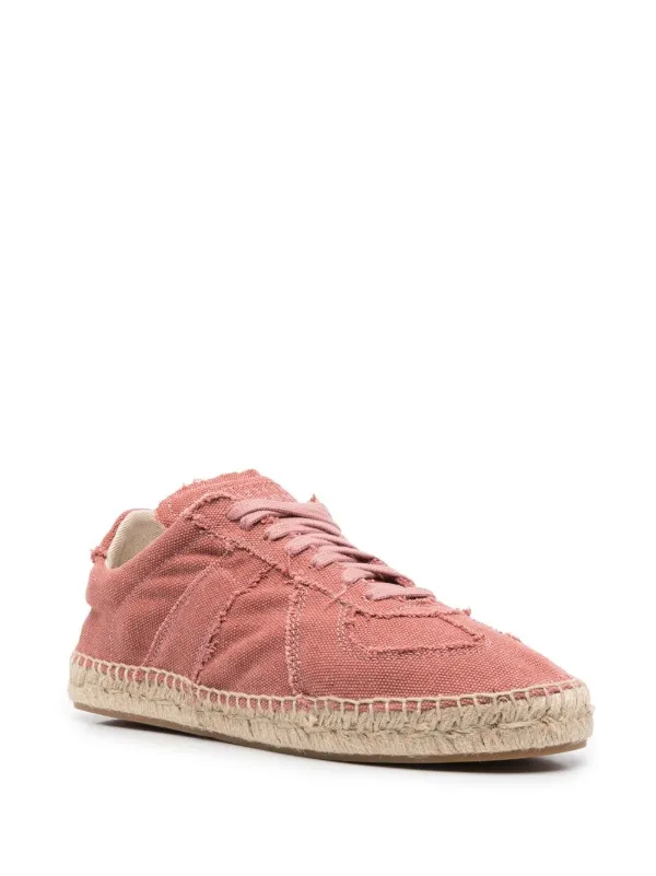 chanel braided raffia sneakers