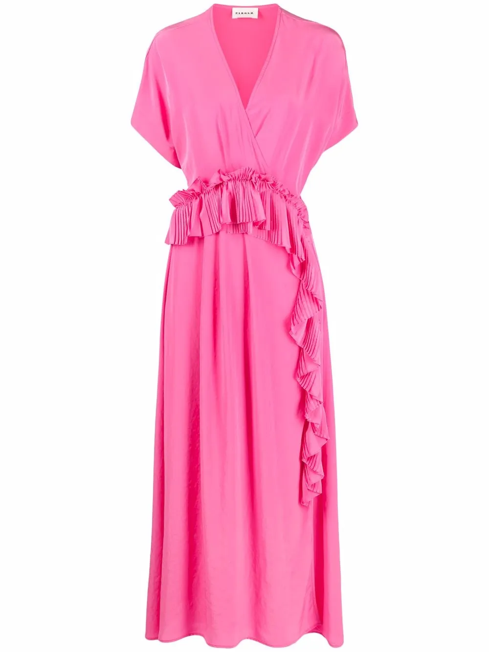 P.A.R.O.S.H. ruffle-trim Maxi Dress - Farfetch