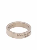 Maison Margiela medium engraved ring - Silver