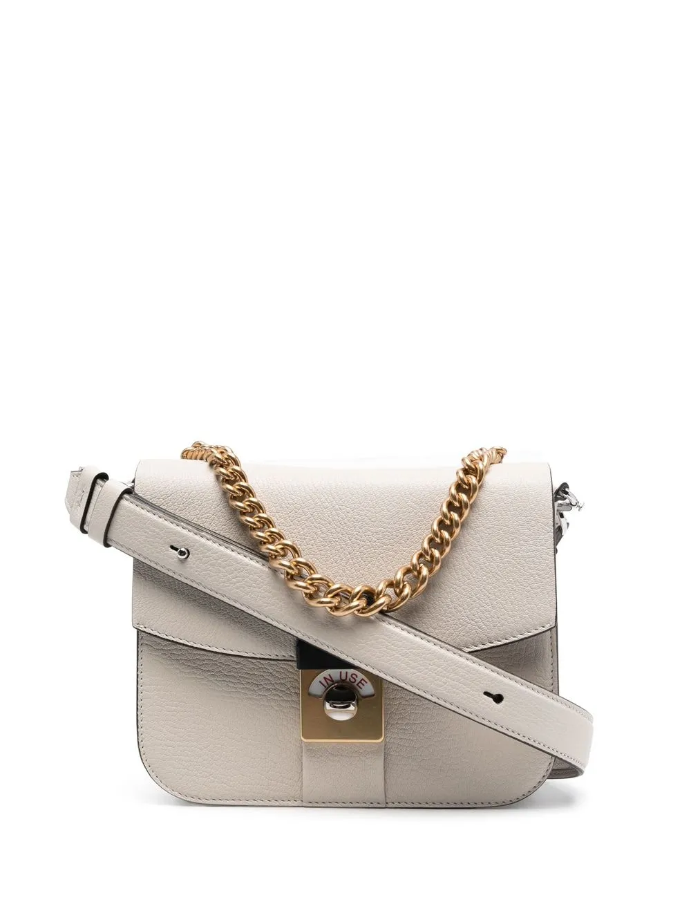 Maison Margiela New Lock Square Shoulder Bag | Neutrals | FARFETCH