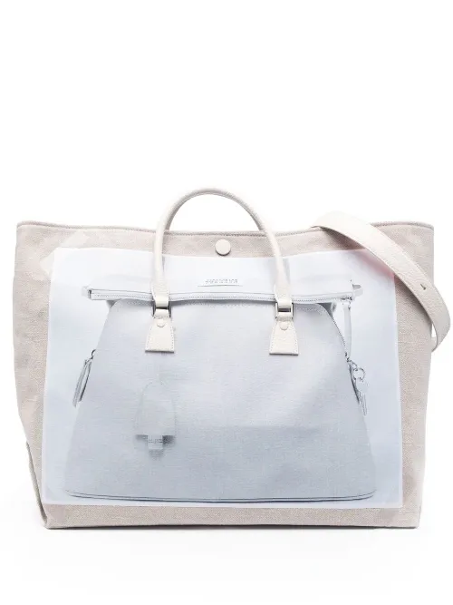Sac cabas 5AC trompe-l'œil - Maison Margiela - Modalova