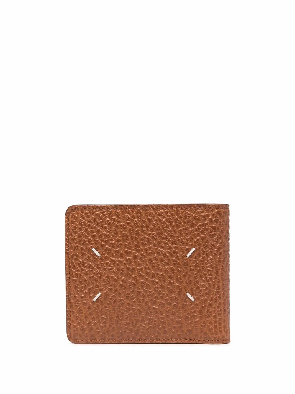 Maison Margiela Portemonnee met textuur - Bruin