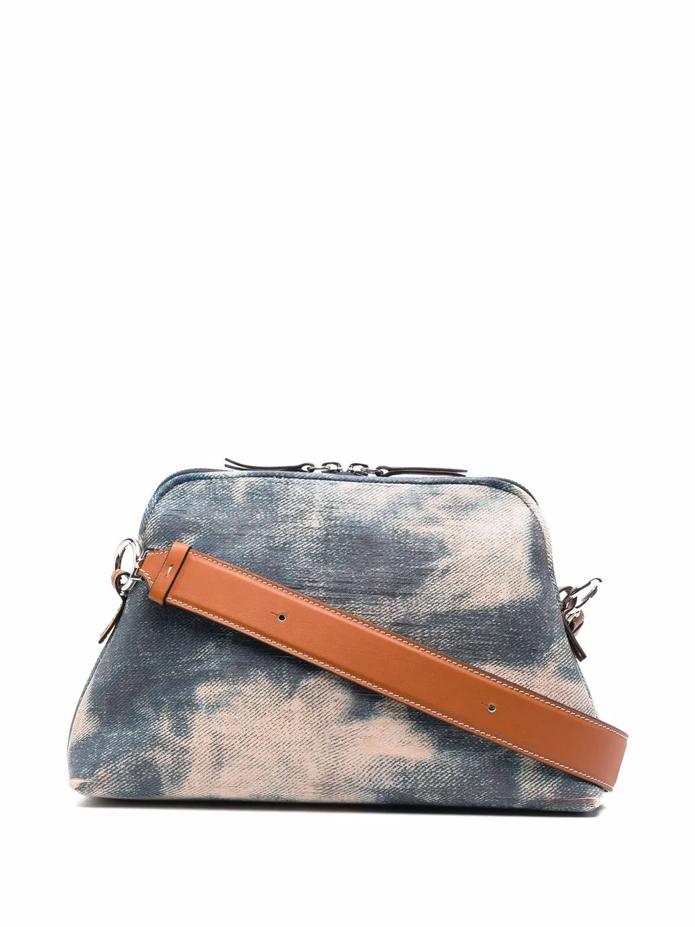 

Maison Margiela bolsa de hombro con estampado tie-dye - Azul