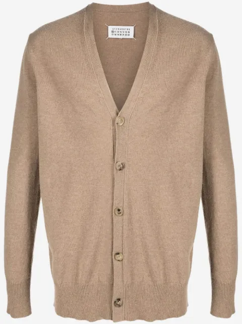 Maison Margiela v-neck long-sleeve cardigan