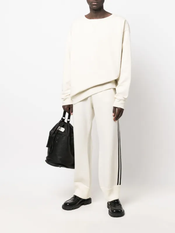 Maison Margiela Side Stripe Wool Track Pants - Farfetch