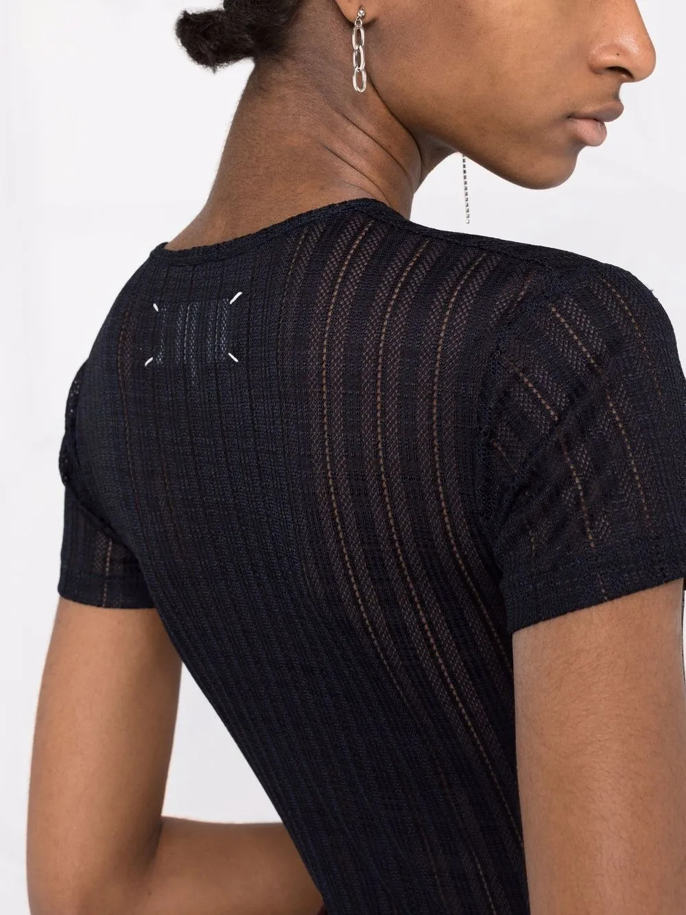 фото Maison margiela футболка с круглым вырезом