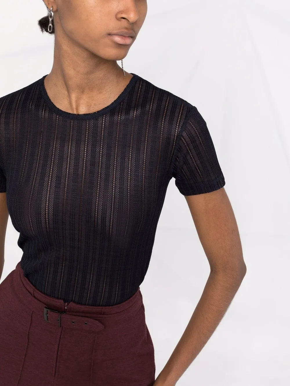 фото Maison margiela футболка с круглым вырезом