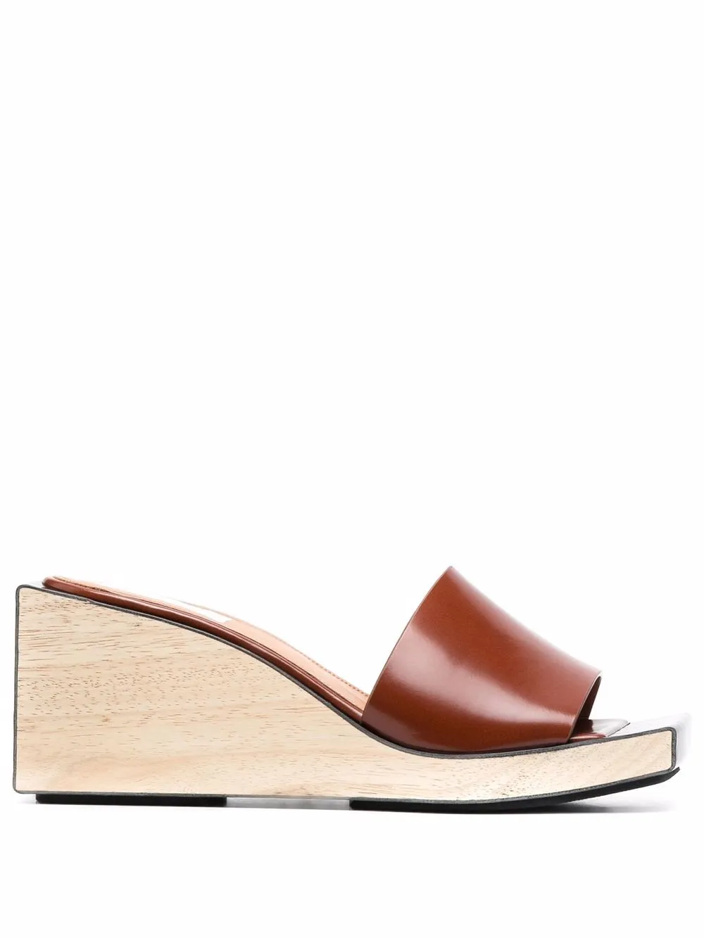 

Maison Margiela sandalias de cuña - Marrón