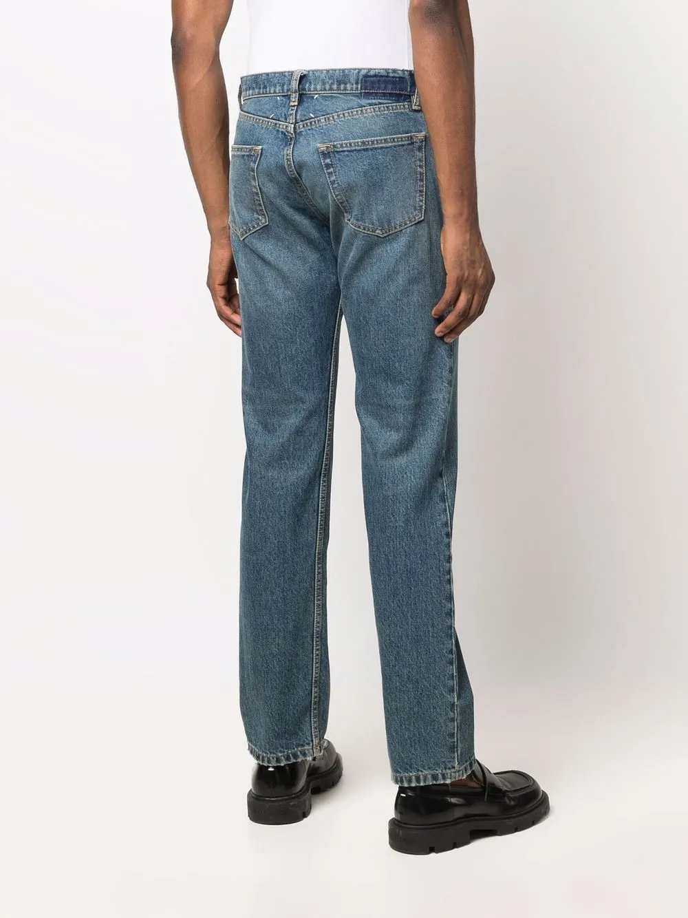 straight-leg jeans