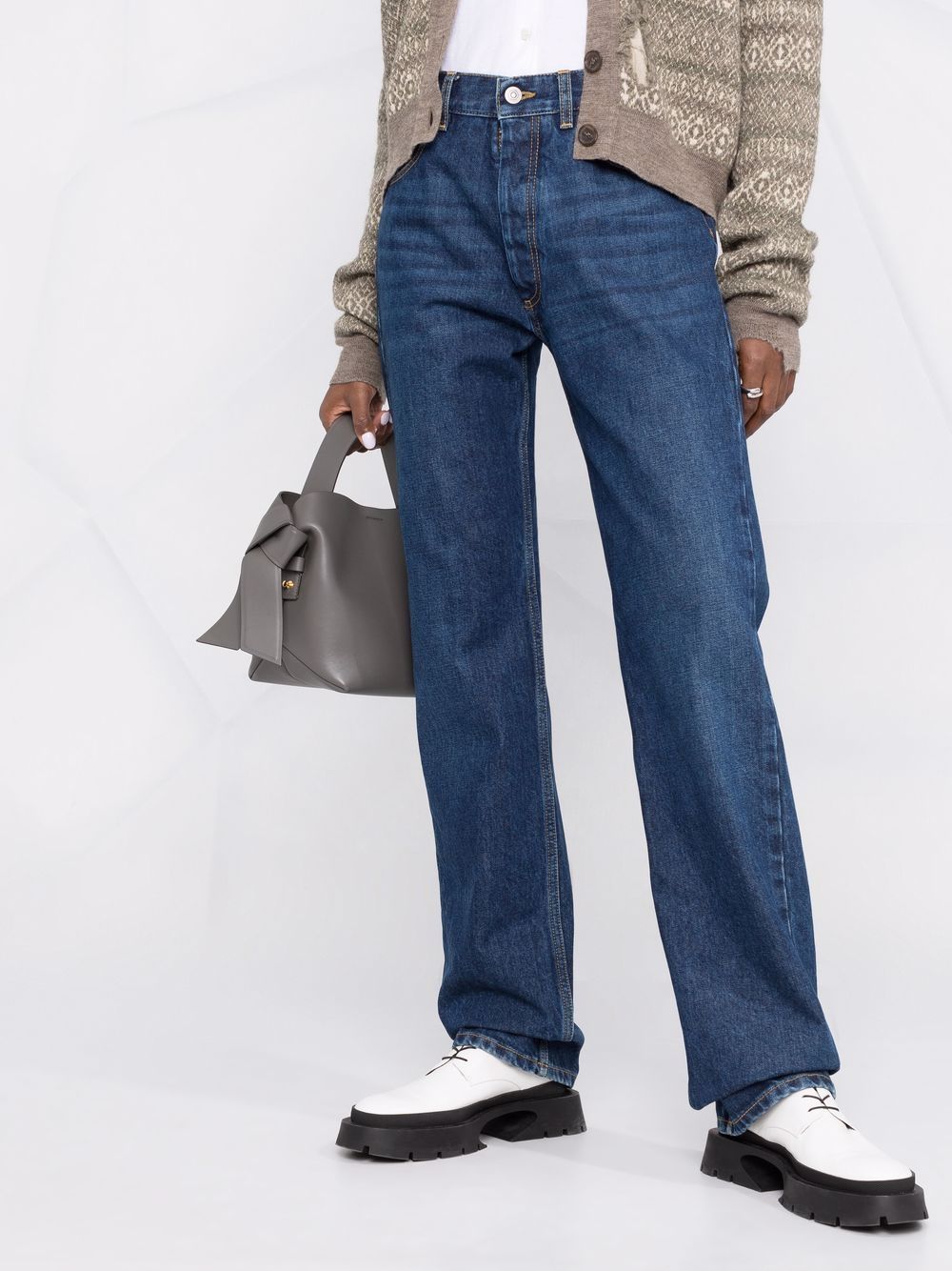 фото Maison margiela джинсы прямого кроя